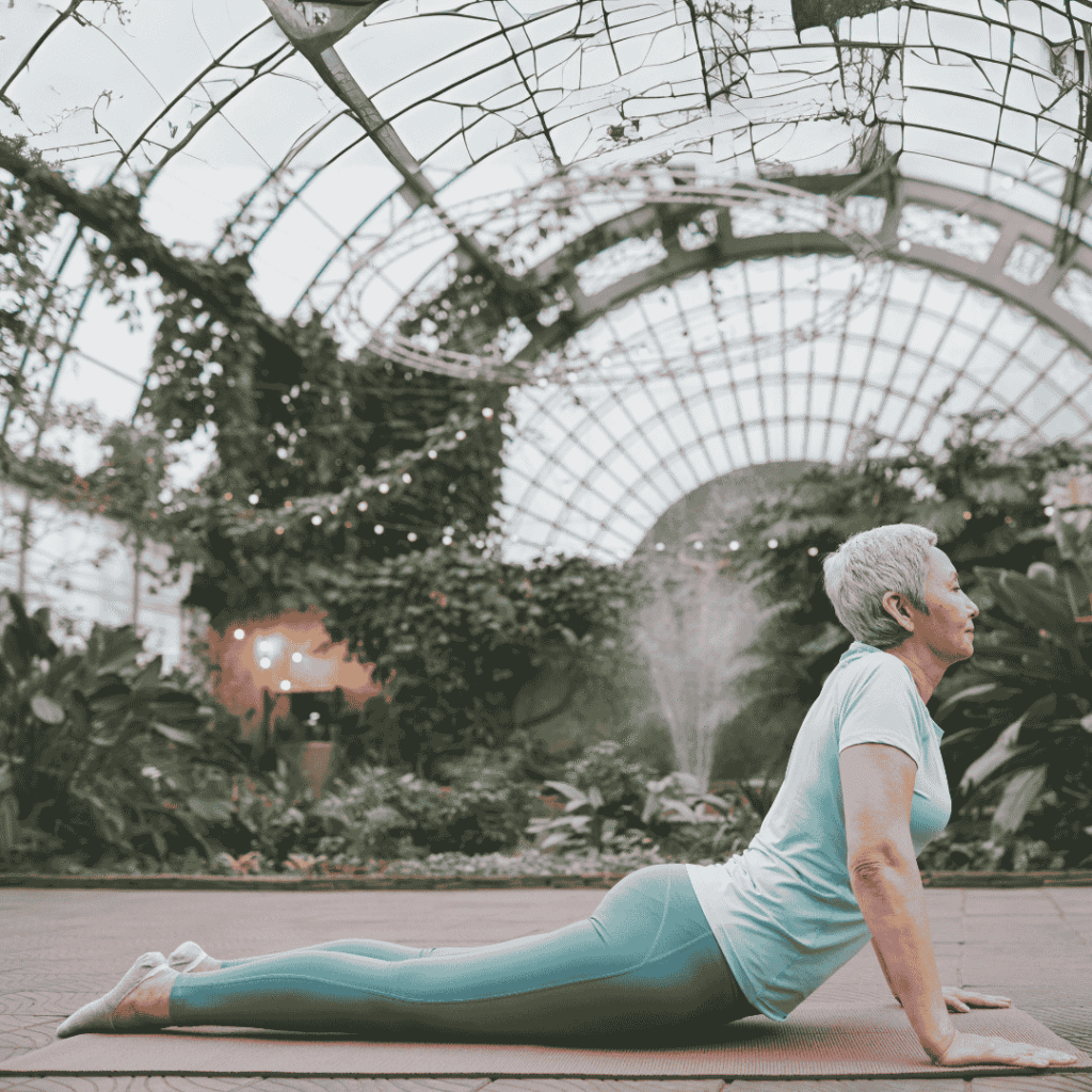 Cobra strengthens back muscles and engages your core